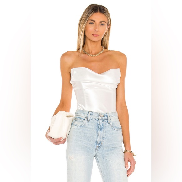 Lovers + Friends Tops - LOVERS + FRIENDS Adler Top in Ivory